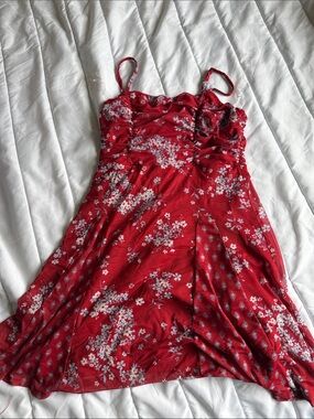 Red Floral Sundress